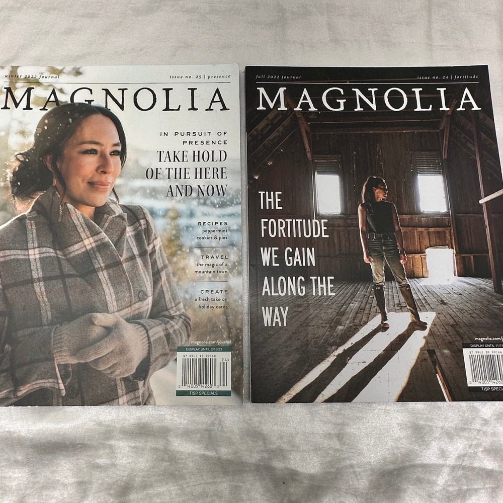 Magnolia Journal Magazine Lot‎ 2022 Issues 24 25 Fall Winter Excellent Presence